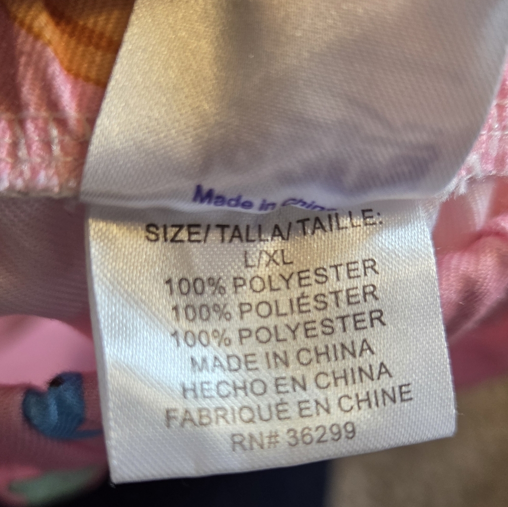 Cozy Peeps Pink and Yellow Pajama Bottoms with Elastic Waistband - Picture 8 of 9